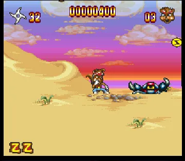 Zero the Kamikaze Squirrel (Europe) (Rev 1) screen shot game playing